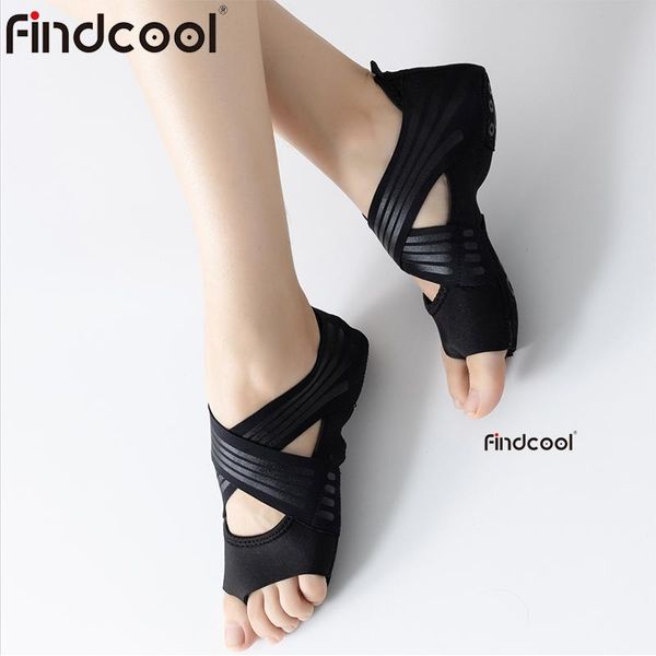 sports socks findcool women yoga shoes non-slip indoor pilates dance anti-skid gym five toe backless fitness sock, Black
sports socks findcool women yoga shoes non-slip indoor pilates dance anti-skid gym five toe backless fitness sock, Black