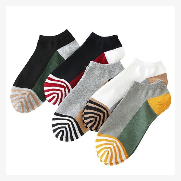 men's socks asakuchi breathable ankle set men fashion brand comfortable cotton designer streetwear 5 pair 39-42 size harajuku, Black
men's socks asakuchi breathable ankle set men fashion brand comfortable cotton designer streetwear 5 pair 39-42 size harajuku, Black