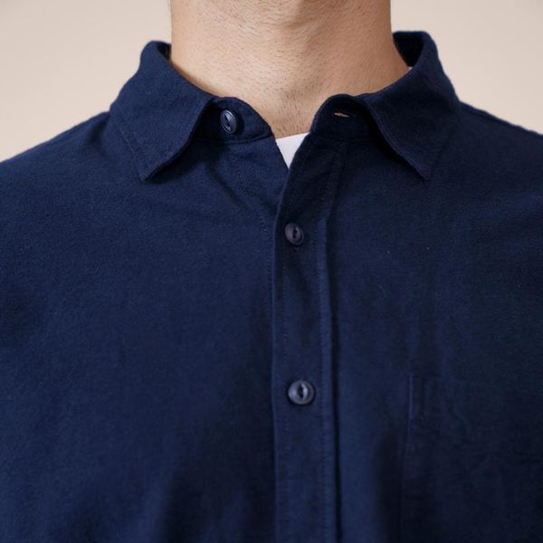 2021 spring autumn new thick men 100% cotton brushed deep blue shirts brand clothing sk130054 5qs7, White
2021 spring autumn new thick men 100% cotton brushed deep blue shirts brand clothing sk130054 5qs7, White