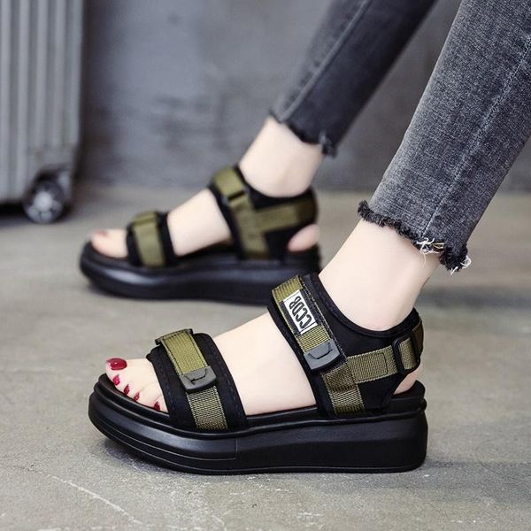 summer shoes woman flat platform sandals women soft leather casual open toe gladiator wedges women shoes, Black
summer shoes woman flat platform sandals women soft leather casual open toe gladiator wedges women shoes, Black