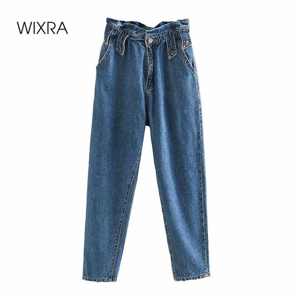 women's pants & capris wixra demin stylish streetwear casual high waist loose denim jeans buttons zipper ladies spring autumn, Black;white
women's pants & capris wixra demin stylish streetwear casual high waist loose denim jeans buttons zipper ladies spring autumn, Black;white