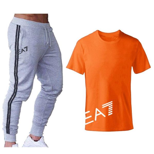 men's tracksuits boutique fashion men clothing sport sets t shirt+trousers jogging 2pcs tracksuit running sportswear gym fitness suit, Gray
men's tracksuits boutique fashion men clothing sport sets t shirt+trousers jogging 2pcs tracksuit running sportswear gym fitness suit, Gray
