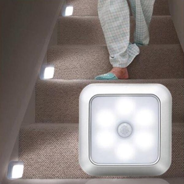 6 led smart motion sensor led lights for room new night light battery powered aisle lighting hallway pathway toilet stairs lamp
6 led smart motion sensor led lights for room new night light battery powered aisle lighting hallway pathway toilet stairs lamp