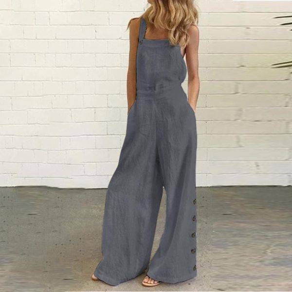 women's leggings plus size women sleeveless jumpsuit rompers wide leg pants long trousers suspenders playsuits pantalon femme, Black
women's leggings plus size women sleeveless jumpsuit rompers wide leg pants long trousers suspenders playsuits pantalon femme, Black