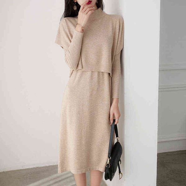 casual dresses temperament knitted vt dresses two-piece 2022 autumn winter women's fashion bottomed sweater set skirt, Black;gray
casual dresses temperament knitted vt dresses two-piece 2022 autumn winter women's fashion bottomed sweater set skirt, Black;gray