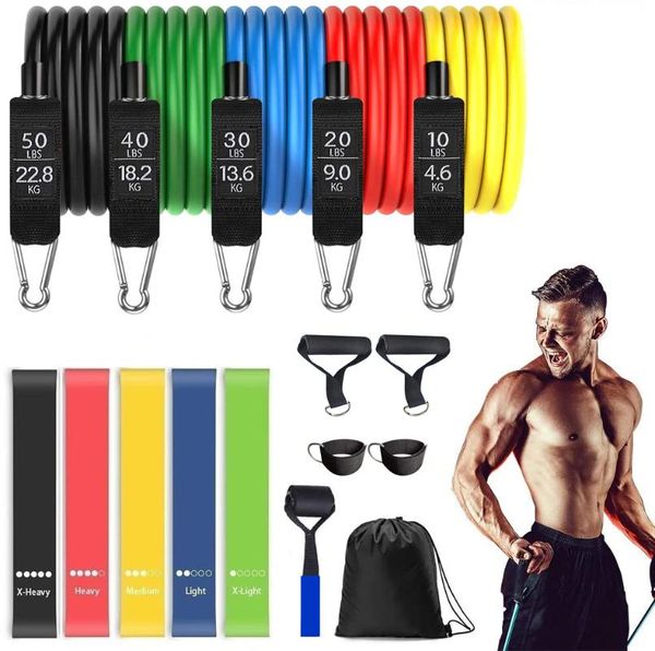 11pcs resistance bands set expander yoga exercise fitness rubber tubes band stretch training home gyms workout elastic pull rope
11pcs resistance bands set expander yoga exercise fitness rubber tubes band stretch training home gyms workout elastic pull rope