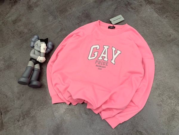 21fw pink hoodies ciaga gay pride embroidery hooded sweatshirt couple casual street outdoor men women sweatshirts quality, Black
21fw pink hoodies ciaga gay pride embroidery hooded sweatshirt couple casual street outdoor men women sweatshirts quality, Black