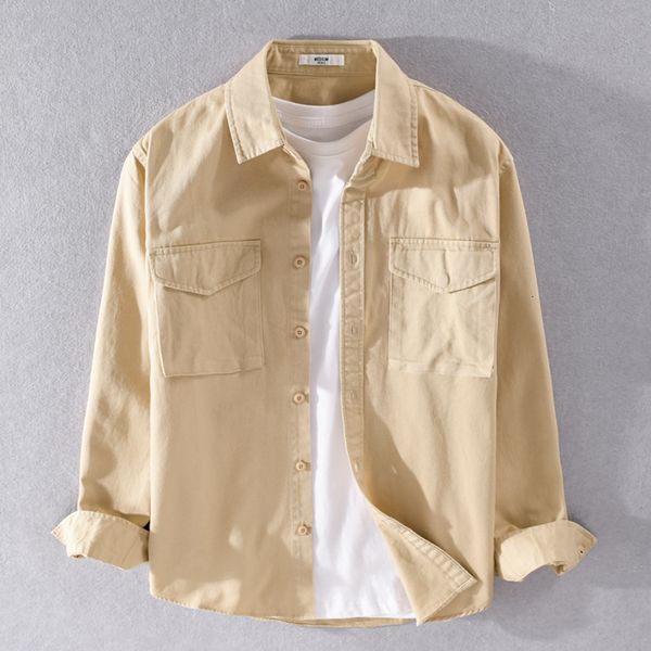 2021 new outono novo estilo puro algodo masculina marca camisas casuais para moda slida camisa dos homens de jaqueta confortvel w9yz, White
2021 new outono novo estilo puro algodo masculina marca camisas casuais para moda slida camisa dos homens de jaqueta confortvel w9yz, White