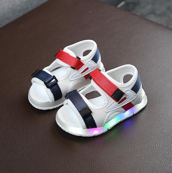 childrens glowing sandals childrens summer shoes glowing boys and girls sports sandals flashing soft beach shoes for toddlers, Black;red
childrens glowing sandals childrens summer shoes glowing boys and girls sports sandals flashing soft beach shoes for toddlers, Black;red