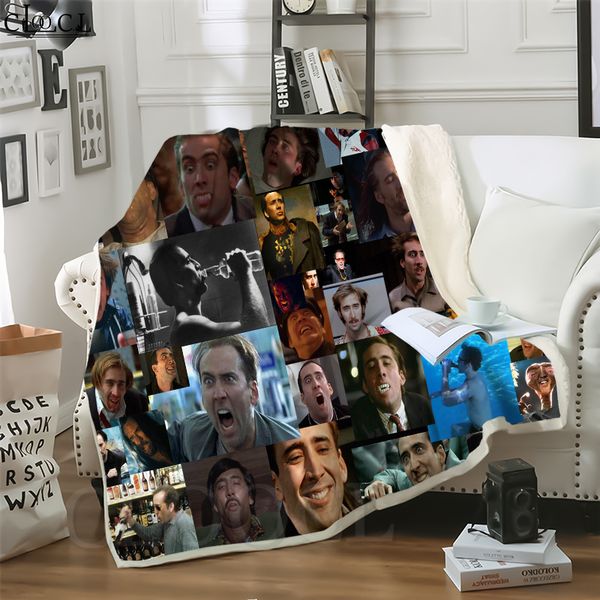 cloocl new nicolas cage funny 3d print casual style air conditioning blanket sofa teens bedding throw blankets plush quilt
cloocl new nicolas cage funny 3d print casual style air conditioning blanket sofa teens bedding throw blankets plush quilt