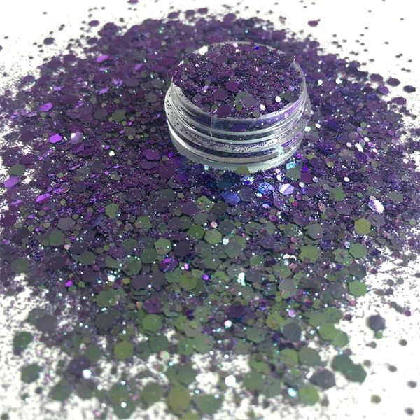 nail glitter 50g/200g/500g dark purple chameleon mixed hexagon shaped chunky glitters powder color-shifting nails art diy decorations, Silver;gold
nail glitter 50g/200g/500g dark purple chameleon mixed hexagon shaped chunky glitters powder color-shifting nails art diy decorations, Silver;gold