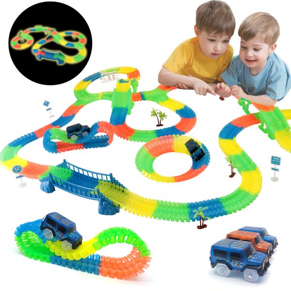 railway magical glowing flexible track car toys children racing bend rail track led electronic flash light car diy toy kids gift
railway magical glowing flexible track car toys children racing bend rail track led electronic flash light car diy toy kids gift