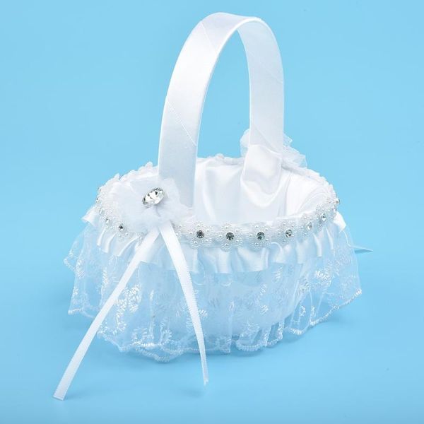 gift wrap flower girl portable cute handle white basket storage fabric lace wedding party ceremony decoration
gift wrap flower girl portable cute handle white basket storage fabric lace wedding party ceremony decoration