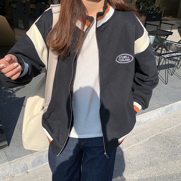 2021 new 3colors korean style women autumn winter warm coats casual clothing letter jacket womens (f4169) i2w2, Black;brown
2021 new 3colors korean style women autumn winter warm coats casual clothing letter jacket womens (f4169) i2w2, Black;brown