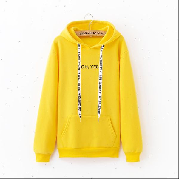 oh yes letter harajuku casual sweatshirt winter new fleece solid color pullover coat thicken warm loose women hoodies, Black
oh yes letter harajuku casual sweatshirt winter new fleece solid color pullover coat thicken warm loose women hoodies, Black