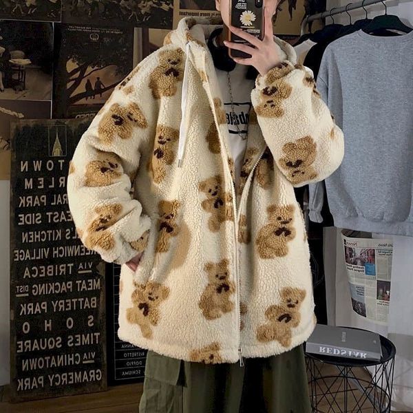 women's jackets cotton men's and women's quilted jacket, wool coat, korean hoodie, veet kawai hip hop street style, Black;brown 
women's jackets cotton men's and women's quilted jacket, wool coat, korean hoodie, veet kawai hip hop street style, Black;brown