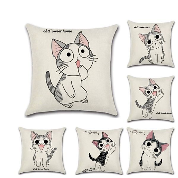 1pcs cartoon cute meow star printing cotton linen sofa cushion cover cat nap throw pillow case car decor home decor supplies
1pcs cartoon cute meow star printing cotton linen sofa cushion cover cat nap throw pillow case car decor home decor supplies