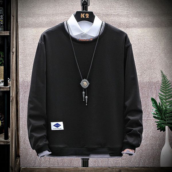 2021 new oversized crewneck solid spring japanese hip hop streetwear sweatshirt sweatpants with male yellow hoodie ytwc, Black
2021 new oversized crewneck solid spring japanese hip hop streetwear sweatshirt sweatpants with male yellow hoodie ytwc, Black