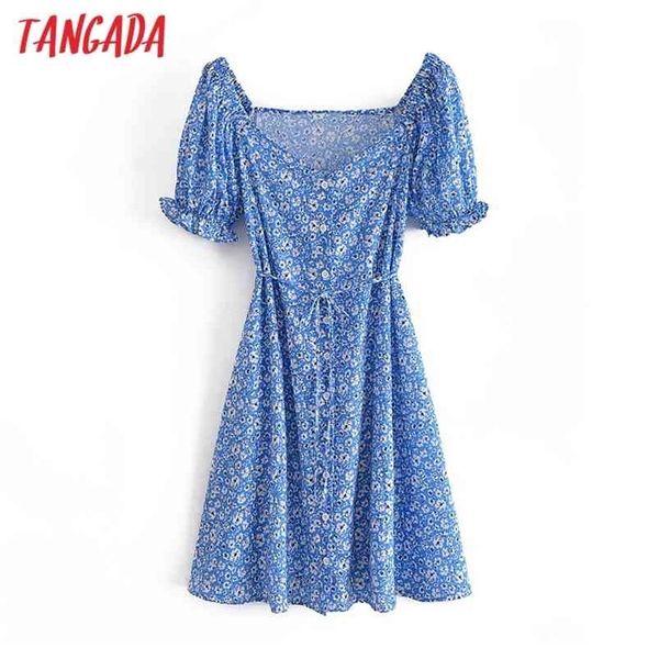 tangada women blue floral print summer beach dress puff short sleeve ladies vestidos 3a151 210701, Black;gray
tangada women blue floral print summer beach dress puff short sleeve ladies vestidos 3a151 210701, Black;gray