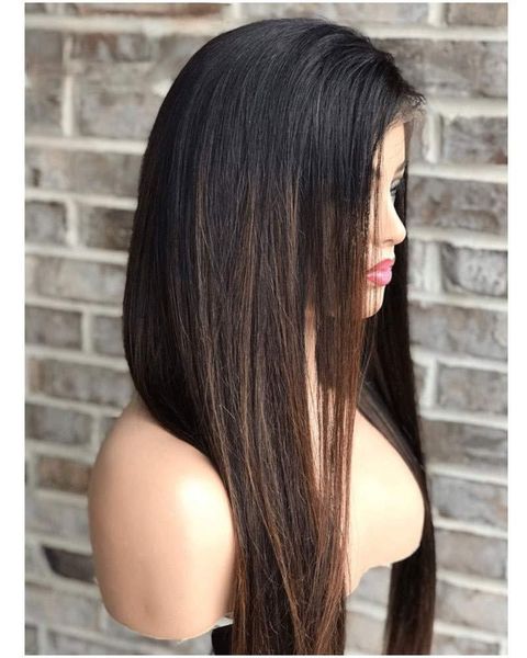 lace wigs ombre brown front human hair highlights 27silk straight 13Ã6 frontal wig for black women glueless remy brazilian, Black;brown
lace wigs ombre brown front human hair highlights 27silk straight 13Ã6 frontal wig for black women glueless remy brazilian, Black;brown