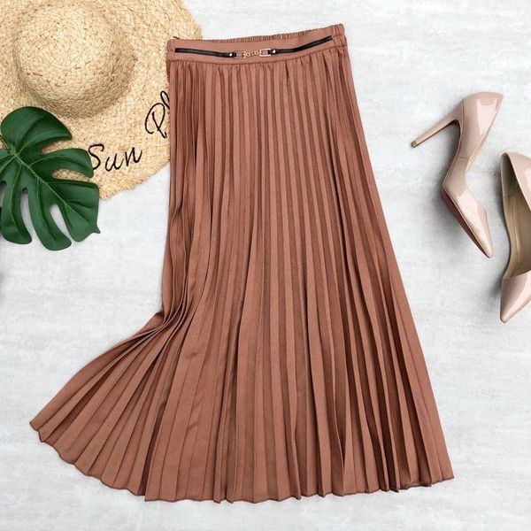 skirts spring and summer style skirts, women's belts, mid-length pleated high-waisted, Black
skirts spring and summer style skirts, women's belts, mid-length pleated high-waisted, Black