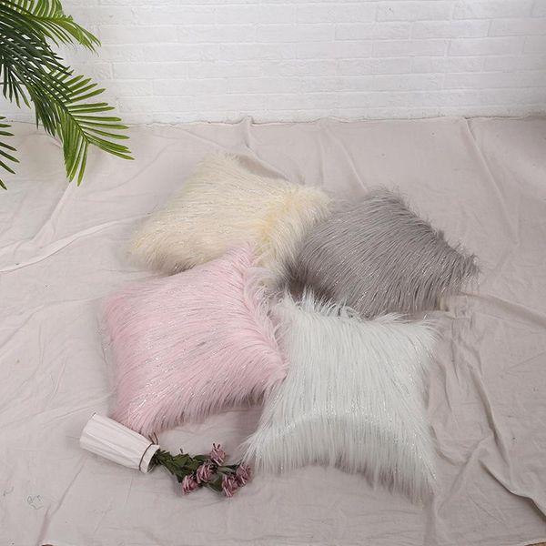 cushion/decorative pillow plush silver wire cushion cover solid color throw case sofa bed for home decor funda cojin housse coussion
cushion/decorative pillow plush silver wire cushion cover solid color throw case sofa bed for home decor funda cojin housse coussion