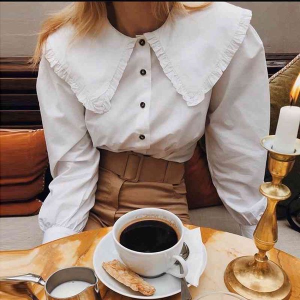 women's two piece pants women vintage white cotton blouses peter pan collar long sleeve shirts 8sbh
women's two piece pants women vintage white cotton blouses peter pan collar long sleeve shirts 8sbh