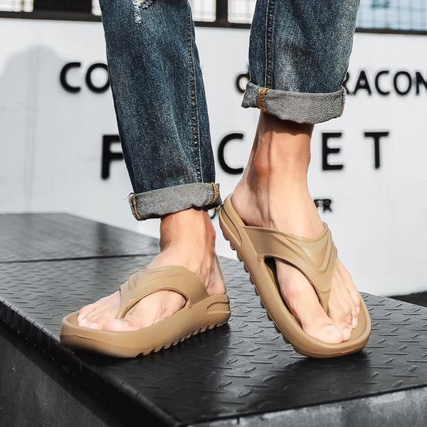 slippers summer comfort soft mens beach flip flops street fashion trendy non-slip eva quick-drying men's swimming, Black
slippers summer comfort soft mens beach flip flops street fashion trendy non-slip eva quick-drying men's swimming, Black