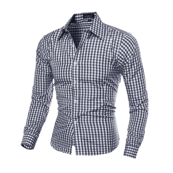 shirts men herfst and winter long mouwen plaid self-folding shirt blouse, White;black
shirts men herfst and winter long mouwen plaid self-folding shirt blouse, White;black