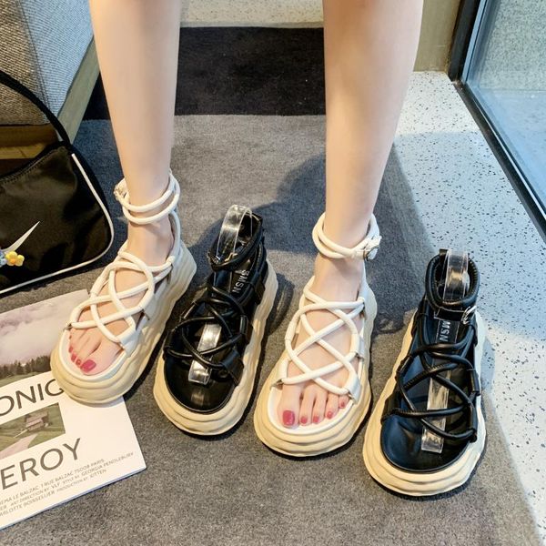 sandals 2021 summer thick-soled women's thin straps combination increase student casual beach roman shoe size 4.5-7, Black
sandals 2021 summer thick-soled women's thin straps combination increase student casual beach roman shoe size 4.5-7, Black
