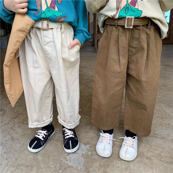trousers autumn cotton loose with belt 2021 boys and girls casual fashion straight pants, Blue
trousers autumn cotton loose with belt 2021 boys and girls casual fashion straight pants, Blue