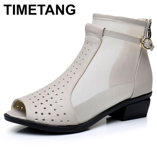 boots timetang genuine leather summer ankle for women fashion cut-outs mesh zip sandals ladies peep toe med heels shoes, Black
boots timetang genuine leather summer ankle for women fashion cut-outs mesh zip sandals ladies peep toe med heels shoes, Black