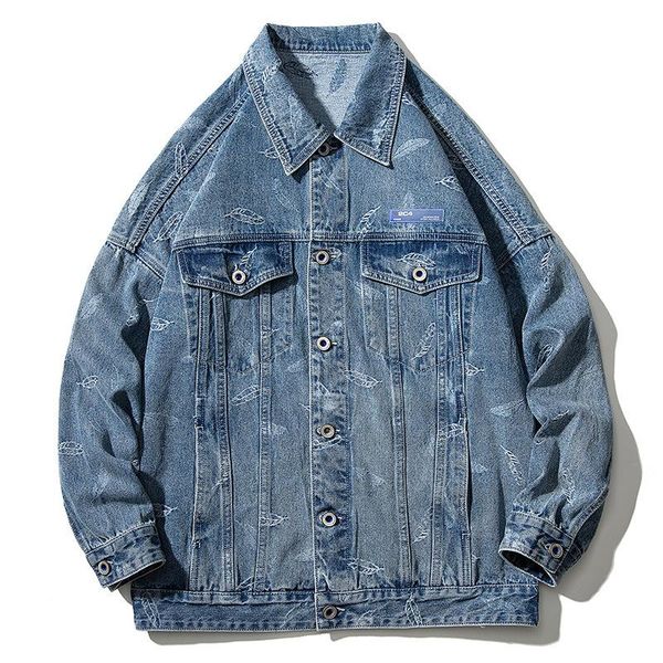 men's jackets men trend denim jacket casual plus size loose print jeans coats youth hip hop streetwear long sleeve cotton soft outerwea, Black;brown
men's jackets men trend denim jacket casual plus size loose print jeans coats youth hip hop streetwear long sleeve cotton soft outerwea, Black;brown