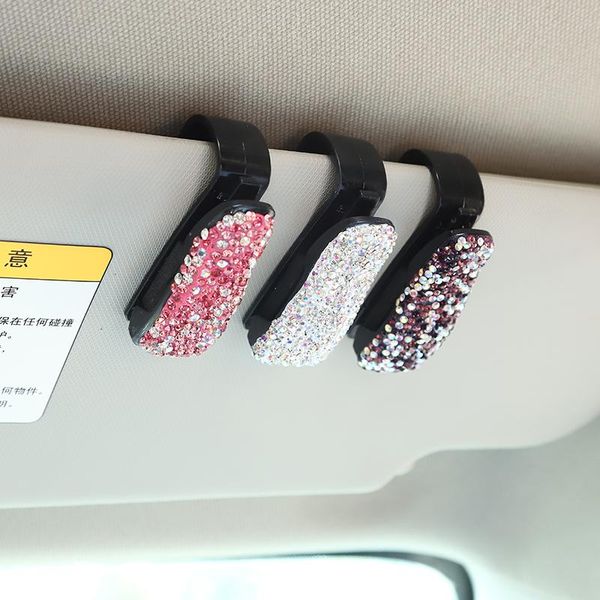 other interior accessories 2pcs eyeglasses holder sun visor glasses cases sunglasses portable auto fastener clip rhinestone diamond decorati
other interior accessories 2pcs eyeglasses holder sun visor glasses cases sunglasses portable auto fastener clip rhinestone diamond decorati