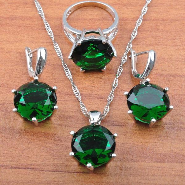 wedding jewelry sets 925 silver set party for women stylish green crystal necklace pendant earrings ring js0109, Slivery;golden
wedding jewelry sets 925 silver set party for women stylish green crystal necklace pendant earrings ring js0109, Slivery;golden