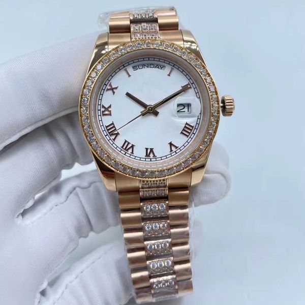 36mm fashion women's watch ladies automatic mechanical watches woman diamond wristwatch roman stainless steel folding buckle lady sport, Slivery;brown
36mm fashion women's watch ladies automatic mechanical watches woman diamond wristwatch roman stainless steel folding buckle lady sport, Slivery;brown