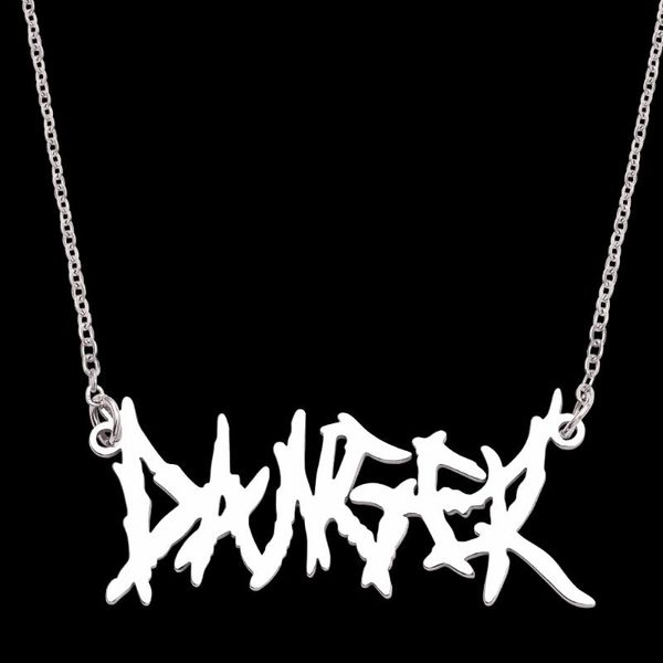 pendant necklaces stainless steel personality retro men's gothic creativity brambles hip hop neutral nameplate irregular letter necklac, Silver
pendant necklaces stainless steel personality retro men's gothic creativity brambles hip hop neutral nameplate irregular letter necklac, Silver