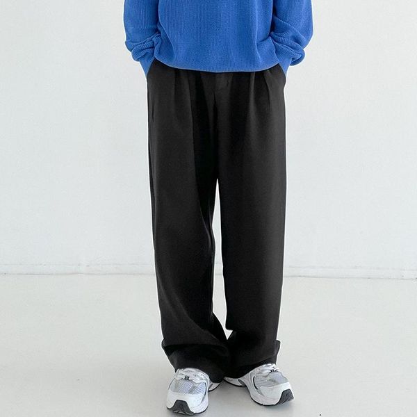 men's pants fashion drape casual trousers autumn high waist loose wide leg men korean style black street 2021
men's pants fashion drape casual trousers autumn high waist loose wide leg men korean style black street 2021