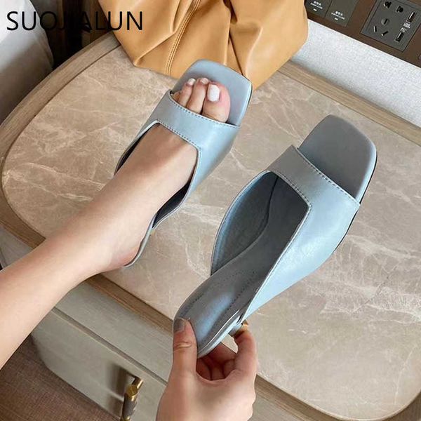 suojialun brand low heels slippers ladies elegant slip on slides mule shoe summer outdoor leisure sandal women flip flo 210630, Black
suojialun brand low heels slippers ladies elegant slip on slides mule shoe summer outdoor leisure sandal women flip flo 210630, Black