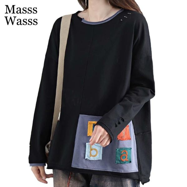 masss wasss korean fashion style clothing womens patchwork holes tee shirts female o-neck printed t-shirts ladies oversized, White
masss wasss korean fashion style clothing womens patchwork holes tee shirts female o-neck printed t-shirts ladies oversized, White