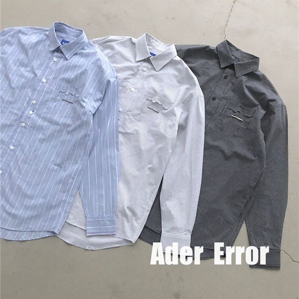 2021 new error cinder pocket shirt men women adererror torn label shirts long sleeve ader blouse plaid v9s7, White 
2021 new error cinder pocket shirt men women adererror torn label shirts long sleeve ader blouse plaid v9s7, White