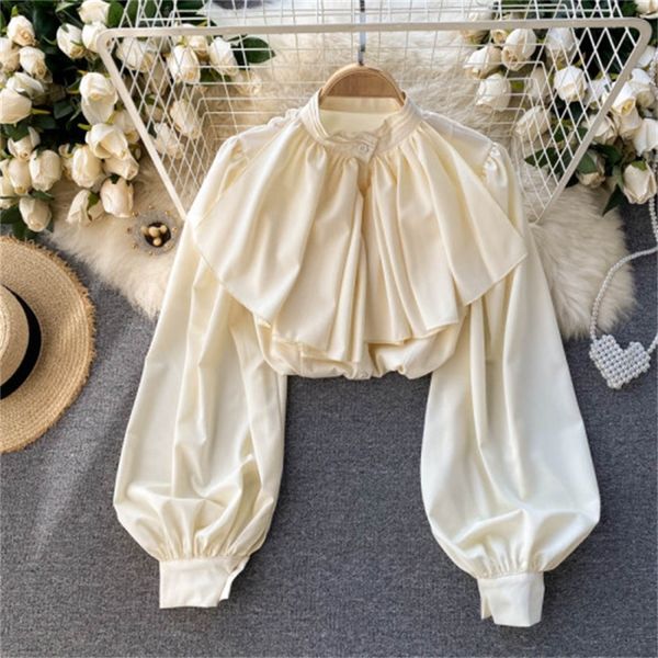 plastic ruffles ruffle female blouse puff sleeve feminine all-combining shirts solid color mrs. 2021 sweaters 5pmc, Black
plastic ruffles ruffle female blouse puff sleeve feminine all-combining shirts solid color mrs. 2021 sweaters 5pmc, Black