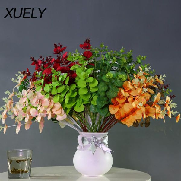 decorative flowers & wreaths green plants eucalyptus 50cm / 16 heads artificial leaves garden silver home wall decor fake
decorative flowers & wreaths green plants eucalyptus 50cm / 16 heads artificial leaves garden silver home wall decor fake
