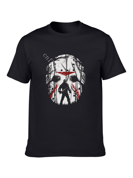 men's t-shirts halloween hockey mask horror t-shirt 100% cotton college casual fashion hip-hop high street harajuku style oversized top, White;black
men's t-shirts halloween hockey mask horror t-shirt 100% cotton college casual fashion hip-hop high street harajuku style oversized top, White;black