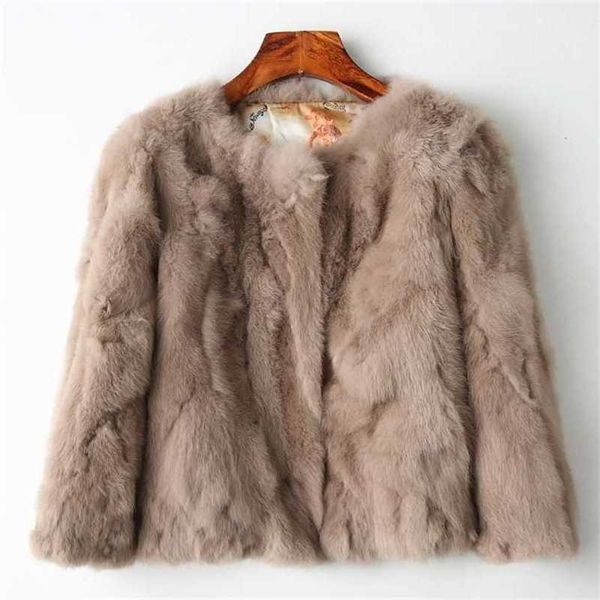 genuine full pelt fur jacket women's design rabbit coat natural wholeskin o-neck fashion slim thin 211129, Black
genuine full pelt fur jacket women's design rabbit coat natural wholeskin o-neck fashion slim thin 211129, Black