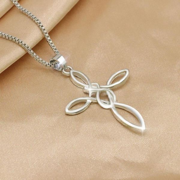 pendant necklaces simple fashion cross necklace hip hop for women men geometric weave pattern engagement jewelry wedding gift accessories, Silver
pendant necklaces simple fashion cross necklace hip hop for women men geometric weave pattern engagement jewelry wedding gift accessories, Silver