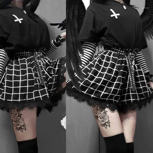 women's shorts 2021 women black white plaid harajuku lace trim chic punk gothic shortses lolita womens streatwear high waist, White;black
women's shorts 2021 women black white plaid harajuku lace trim chic punk gothic shortses lolita womens streatwear high waist, White;black
