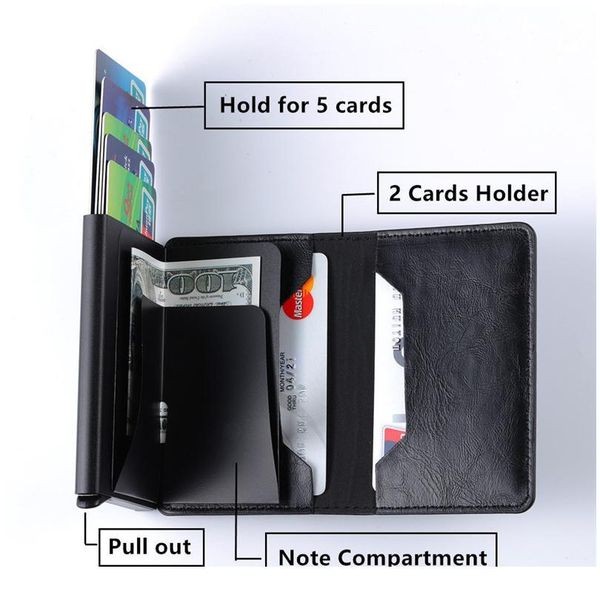 bycobecy rfid aluminium alloy credit card holder pu leather card wallet matic pop up card case holder for m jlleji
bycobecy rfid aluminium alloy credit card holder pu leather card wallet matic pop up card case holder for m jlleji