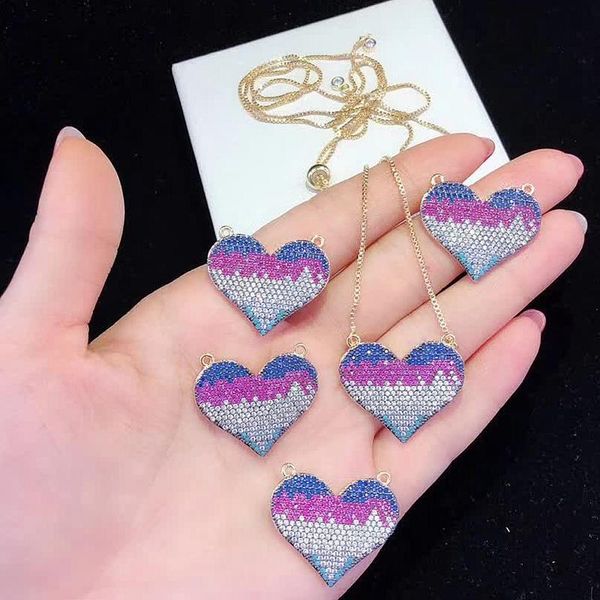 pendant necklaces 6pcs zyz-n9973 micro pave full cz heart necklace for women chain love bohemian choker, Silver
pendant necklaces 6pcs zyz-n9973 micro pave full cz heart necklace for women chain love bohemian choker, Silver