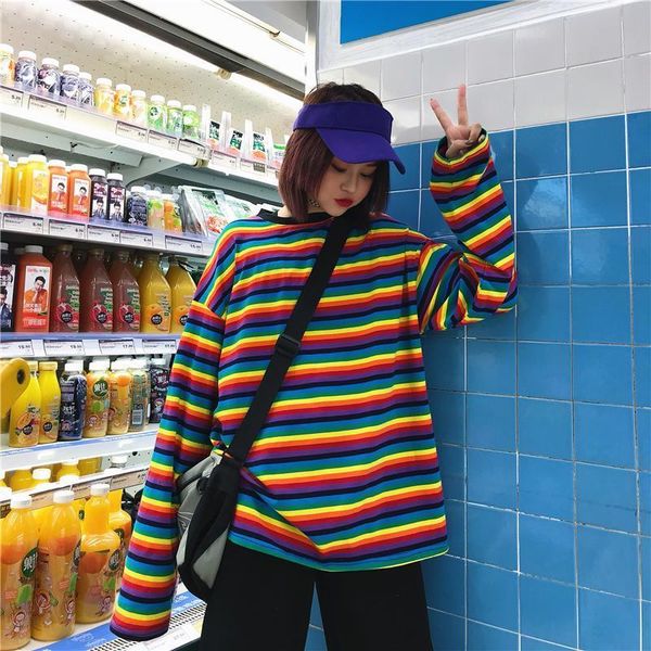 women's 2021 fashion sweatshirt long sleeve rainbow jacket women's sportswear moletom hoodie feminino bomb street costumes hoody, Black
women's 2021 fashion sweatshirt long sleeve rainbow jacket women's sportswear moletom hoodie feminino bomb street costumes hoody, Black